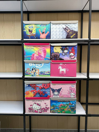 باکس کارتونی لباس و اسباب بازی طرحدار