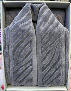 حوله تنپوش طرح زبرا سایز ۱۲۵ طوسی